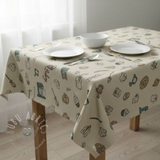 Tkanina dekoracyjna Linenlook premium Bake Off Doodle