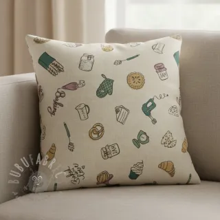 Tkanina dekoracyjna Linenlook premium Bake Off Doodle