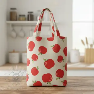 Tkanina dekoracyjna Linenlook premium Apple Happy Joy
