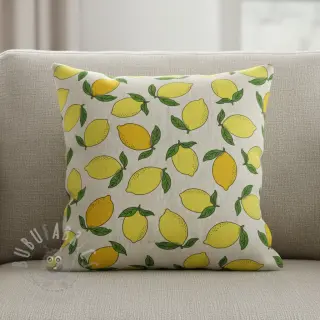 Tkanina dekoracyjna Linenlook premium Sunny Lemon Fruit