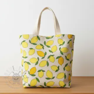 Tkanina dekoracyjna Linenlook premium Sunny Lemon Fruit
