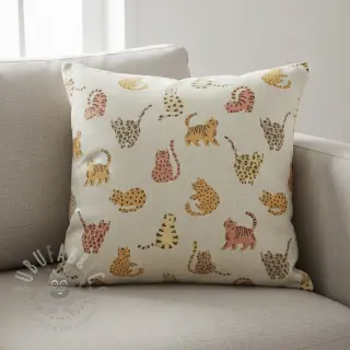 Tkanina dekoracyjna Linenlook premium Cute Wild Cat
