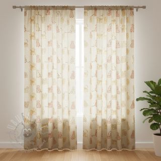 Tkanina dekoracyjna Linenlook premium Cute Wild Cat