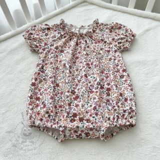 Jersey Flowers burgundy digital print ORGANIC