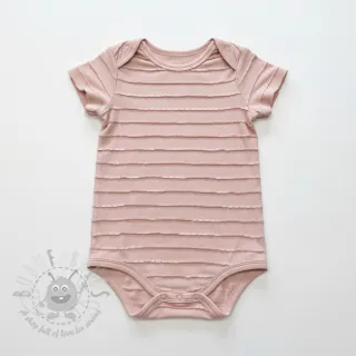 Jersey RUFFLES powder pink