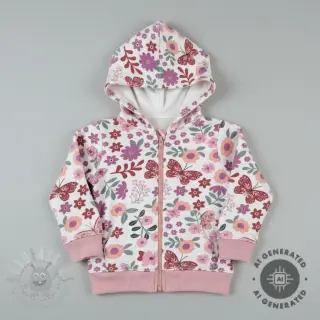 Dresówka Flowers Azriel offwhite