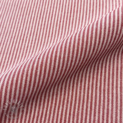 Tkanina dekoracyjna DOBBY Colored stripe cherry