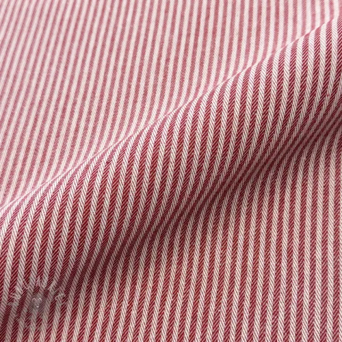 Tkanina dekoracyjna DOBBY Colored stripe cherry