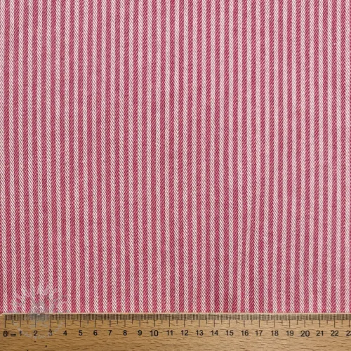 Tkanina dekoracyjna DOBBY Colored stripe fuchsia