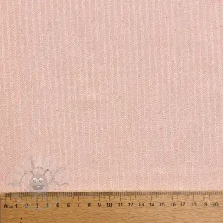 Tkanina dekoracyjna DOBBY Colored stripe light pink