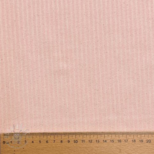 Tkanina dekoracyjna DOBBY Colored stripe light pink