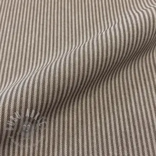 Tkanina dekoracyjna DOBBY Colored stripe coffee