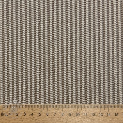 Tkanina dekoracyjna DOBBY Colored stripe coffee