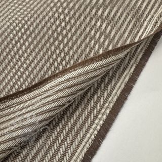 Tkanina dekoracyjna DOBBY Colored stripe coffee