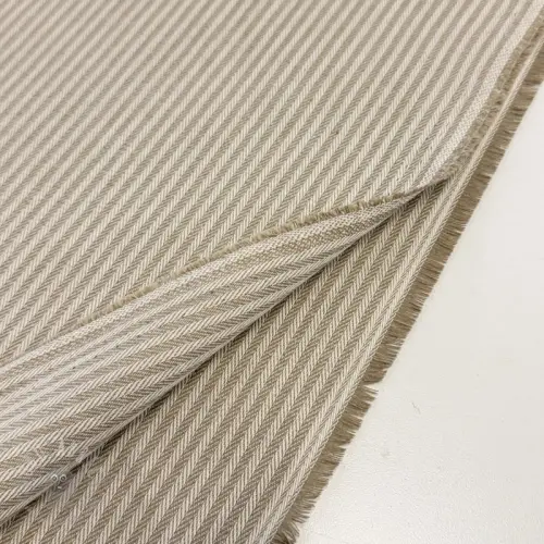 Tkanina dekoracyjna DOBBY Colored stripe sand