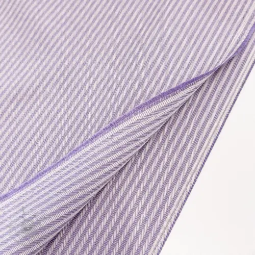 Tkanina dekoracyjna DOBBY Colored stripe lavender