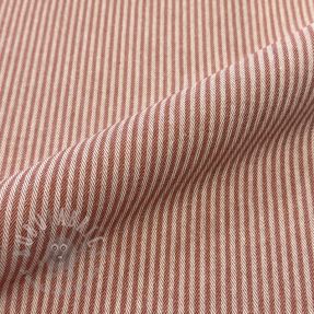 Tkanina dekoracyjna DOBBY Colored stripe dark orange