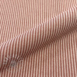 Tkanina dekoracyjna DOBBY Colored stripe dark orange