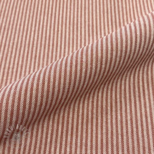 Tkanina dekoracyjna DOBBY Colored stripe dark orange