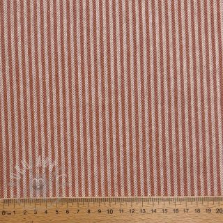 Tkanina dekoracyjna DOBBY Colored stripe dark orange