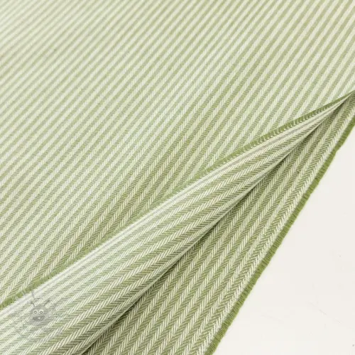 Tkanina dekoracyjna DOBBY Colored stripe light green