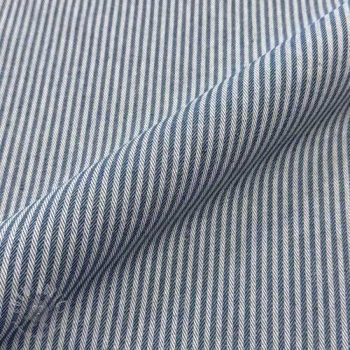 Tkanina dekoracyjna DOBBY Colored stripe blue