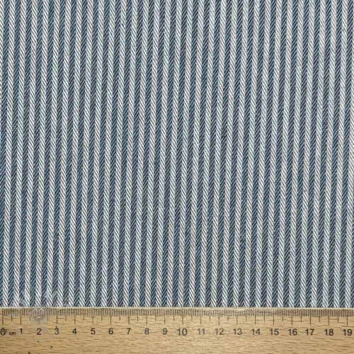 Tkanina dekoracyjna DOBBY Colored stripe blue