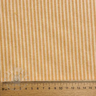 Tkanina dekoracyjna DOBBY Colored stripe ochre