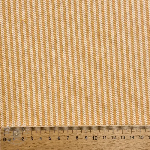 Tkanina dekoracyjna DOBBY Colored stripe ochre