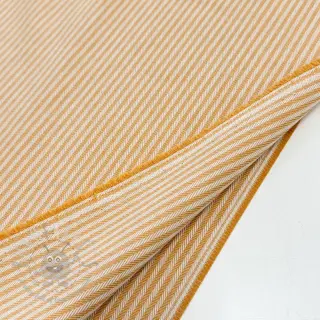 Tkanina dekoracyjna DOBBY Colored stripe ochre