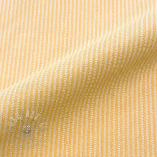Tkanina dekoracyjna DOBBY Colored stripe warm yellow