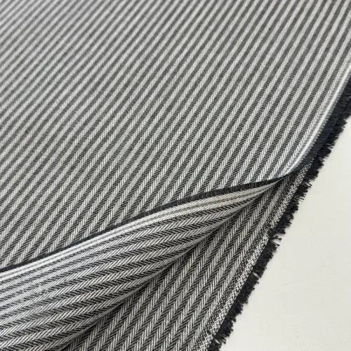 Tkanina dekoracyjna DOBBY Colored stripe graphite