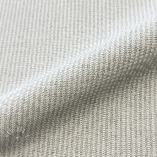 Tkanina dekoracyjna DOBBY Colored stripe light grey