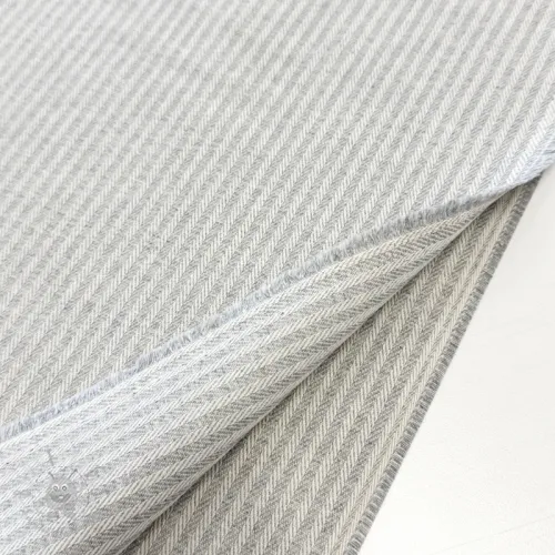 Tkanina dekoracyjna DOBBY Colored stripe light grey