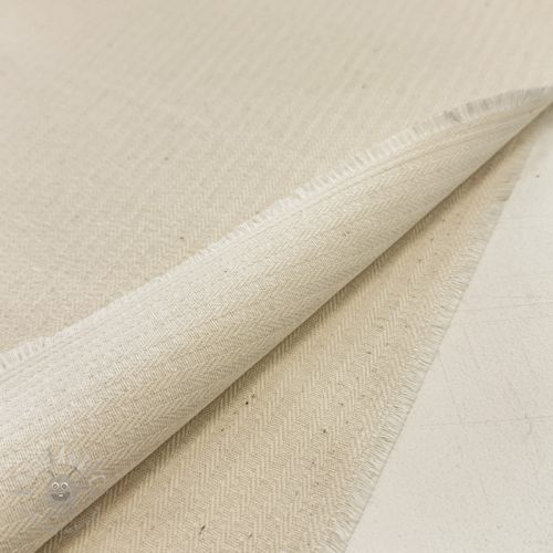Tkanina dekoracyjna DOBBY Colored stripe naturel