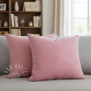 Tkanina dekoracyjna DOBBY Colored stripe fuchsia