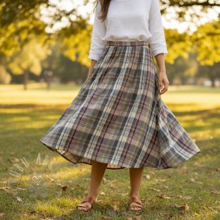 Bawełniana tkanina YARN DYED Check Nina multi