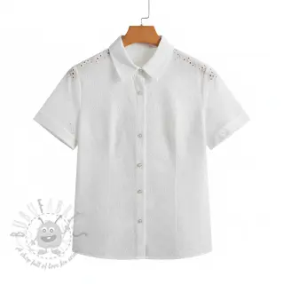 Bawełniana tkanina EMBROIDERY 2 side Camelia