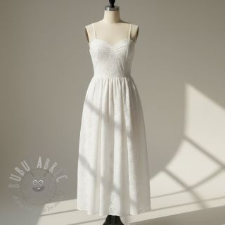 Bawełniana tkanina EMBROIDERY 2 side Camelia