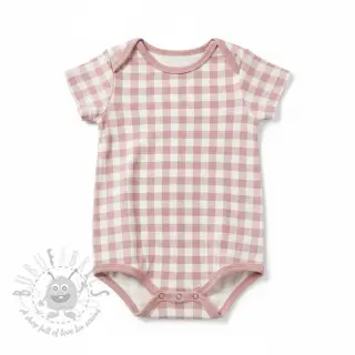 Bawełniana tkanina FLANNEL BIG Check light pink