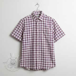 Bawełniana tkanina FLANNEL BIG Check mauve