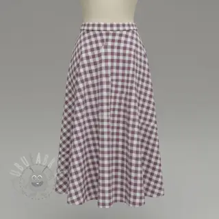Bawełniana tkanina FLANNEL BIG Check mauve