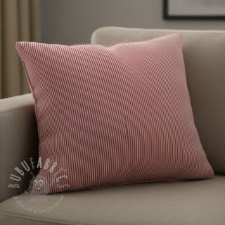 Tkanina dekoracyjna DOBBY Colored stripe cherry