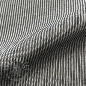 Tkanina dekoracyjna DOBBY Colored stripe black
