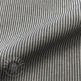 Tkanina dekoracyjna DOBBY Colored stripe black