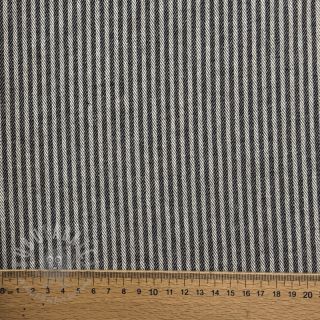 Tkanina dekoracyjna DOBBY Colored stripe black