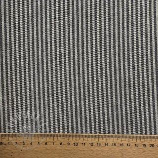Tkanina dekoracyjna DOBBY Colored stripe black