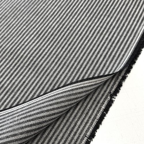 Tkanina dekoracyjna DOBBY Colored stripe black