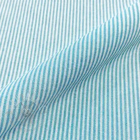 Tkanina dekoracyjna DOBBY Colored stripe turquoise
