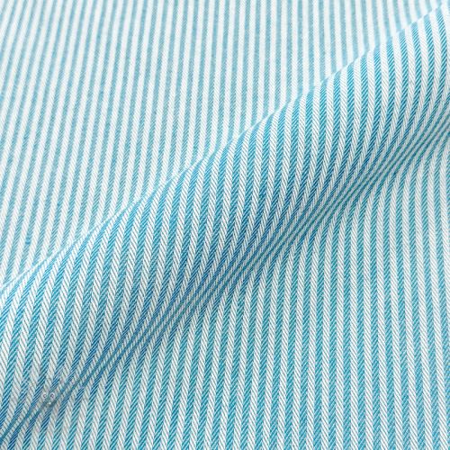 Tkanina dekoracyjna DOBBY Colored stripe turquoise